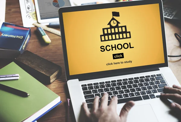 Schoolonderwijs en kennis Concept — Stockfoto