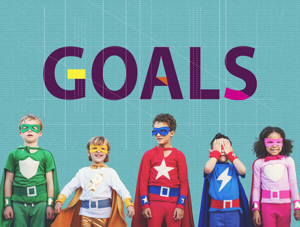 Superhero Kids playing together