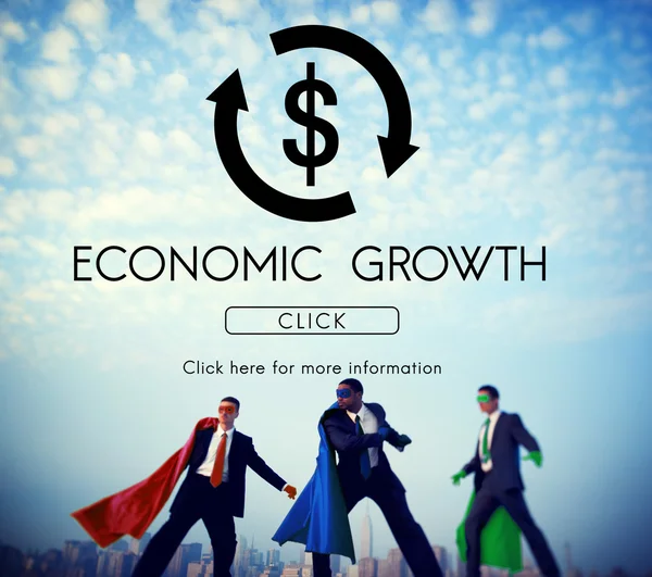 기업인과 경제 성장 개념 — 스톡 사진