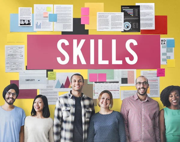 Diversity people with Skills — Stock Photo, Image
