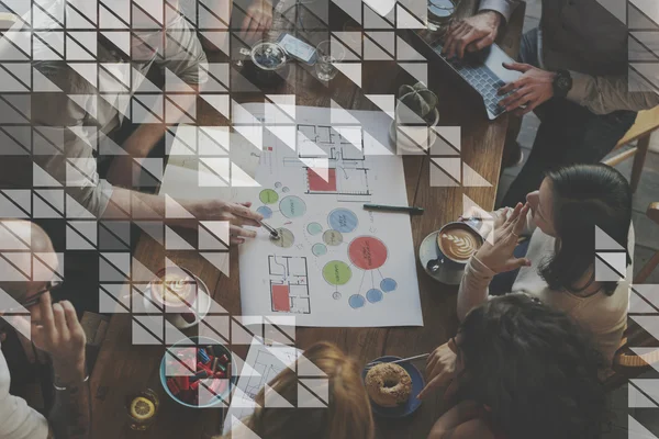 Grupo de empresários em reunião — Fotografia de Stock