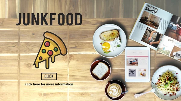 Grafische pizza pictogram — Stockfoto