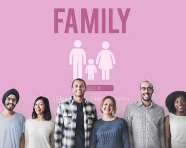 Aile çeşitlilik insanlarla