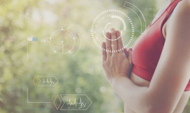 Fitness teknik sağlık kavramı 