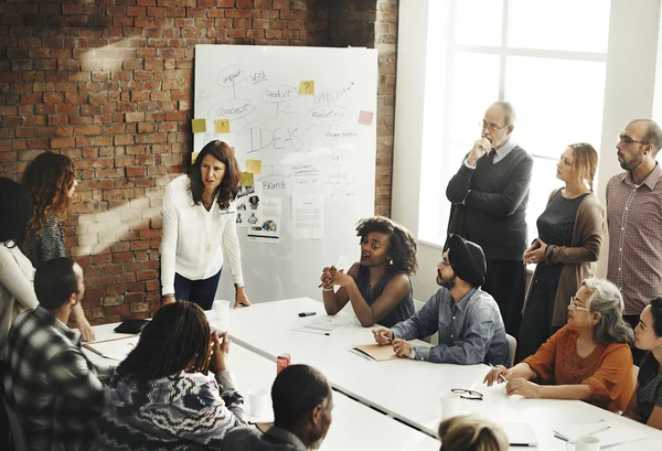 Business people planning ideas — Stock Photo, Image