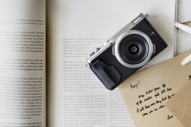 Vintage fotoğraf makinesi görünümü