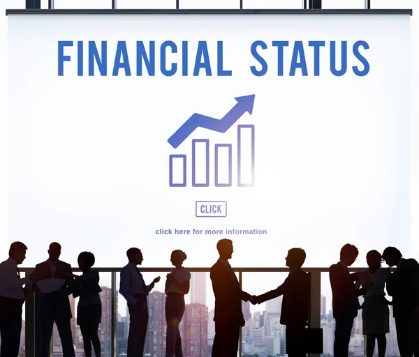 Mensen uit het bedrijfsleven en financiële Status Concept — Stockfoto