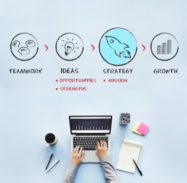 laptop ile çalışan kişi 