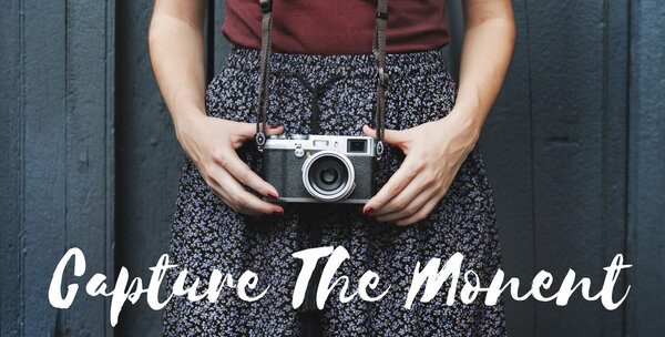 Photographer girl with Camera