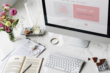 Güzel ofis çalışma alanı 