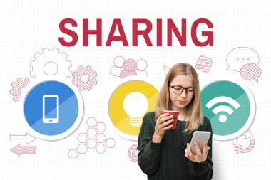 genç kadın ile hareket eden