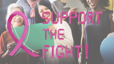 konuşma balonu destek mücadele ile