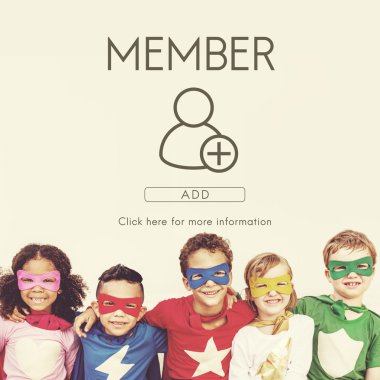 Süper kahramanlar çocuklar mutlu hissediyor