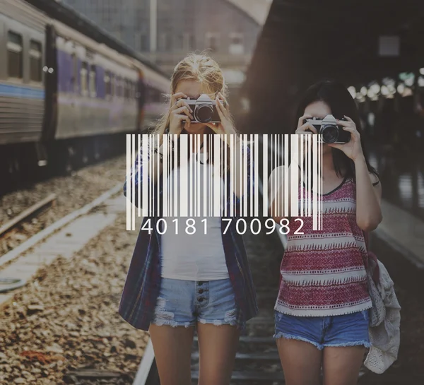 Barcode Mark Sign — Stock Photo, Image