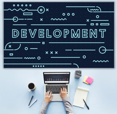 laptop ile çalışan kişi 