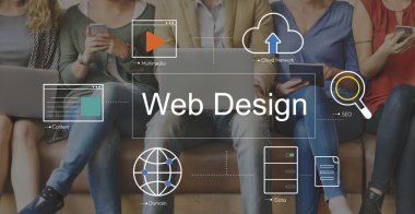 Dijital cihazlar kullanarak iş adamları