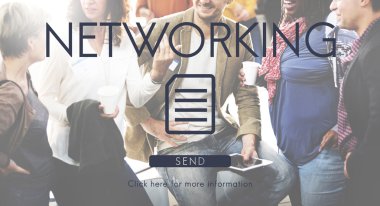 Kahve molası ve ağ insanlar