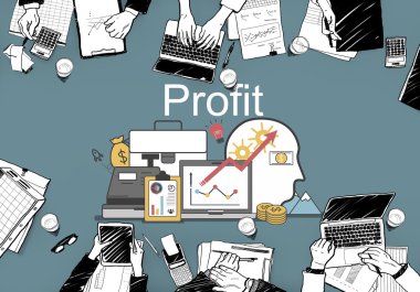 insanlar ile dijital cihazlar çalışma ofisinde