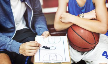 Çocuk oyun Basketbol öğretim sporcu
