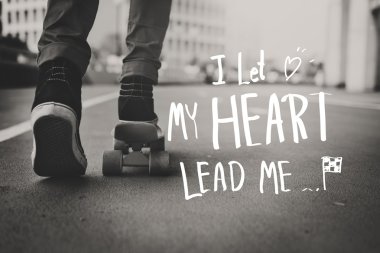 Hipster adam kaykay binmek