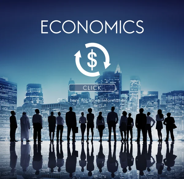 Business people and economics Conceito — Fotografia de Stock