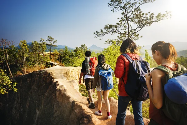 Beste vrienden, reizen — Stockfoto