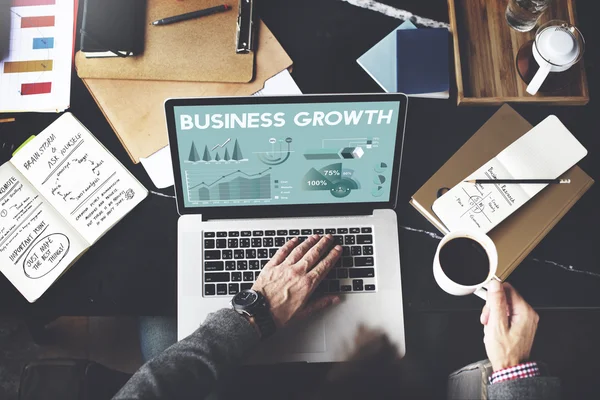 Business Growth and Analytics Concept — Stock Photo, Image