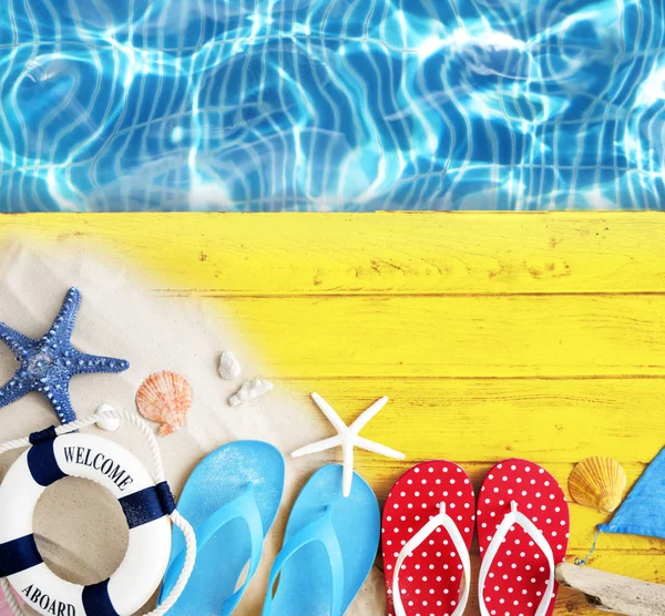 Pool och sommarkollektion — Stockfoto