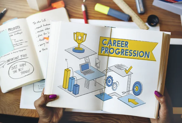 Career Progression Promotion Concept — Stock Photo, Image