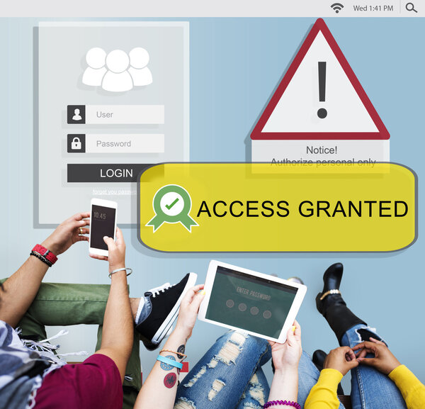 студенты, использующие цифровые устройства
