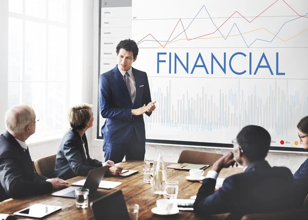 Equipo de negocios en la reunión — Foto de Stock