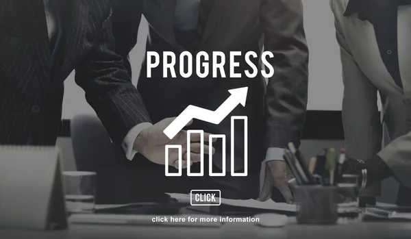 Business Progress Report Concept — Stock Photo, Image