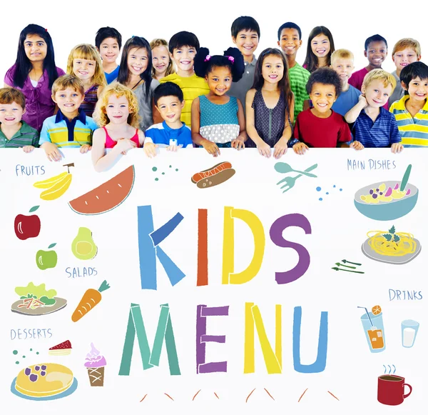 Cute diverse kids smiling — Stock Image Cute diverse kids smiling Royalty Free Stock Photos