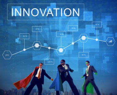 İşadamları süper kahraman kostümleri