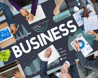 çalışan iş adamları 