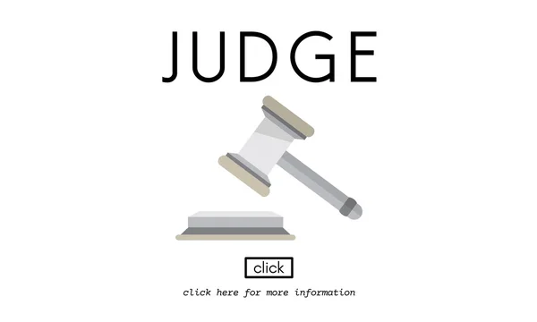 Justice, Law Gavel Concept — Stock Photo, Image