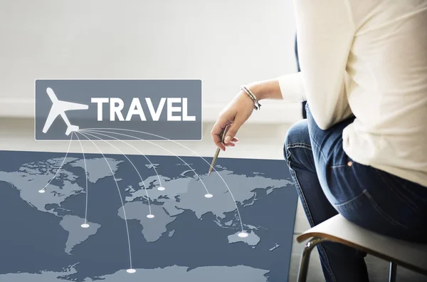 Poster with Travel Concept — Stock Photo, Image