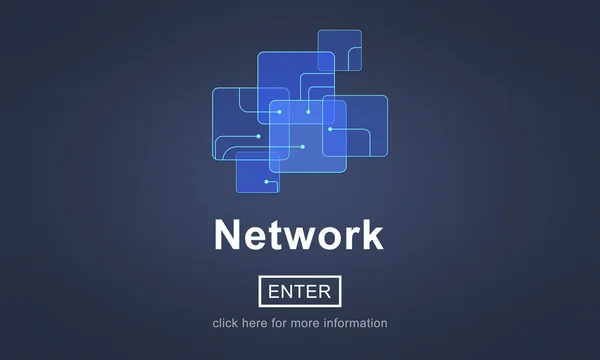 Network Online Concept — Stock Photo, Image