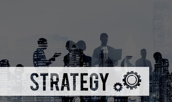 Силуэты деловых людей
