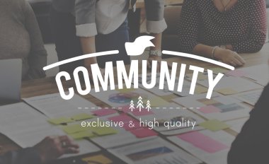 Ofiste çalışan iş ekibi.