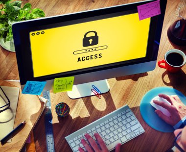 bilgisayarla çalışma iş adamı