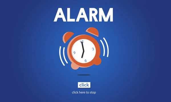 Zeit, Alarmkonzept — Stockfoto