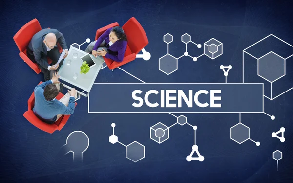 Business People and Science Concept — Stock Photo, Image