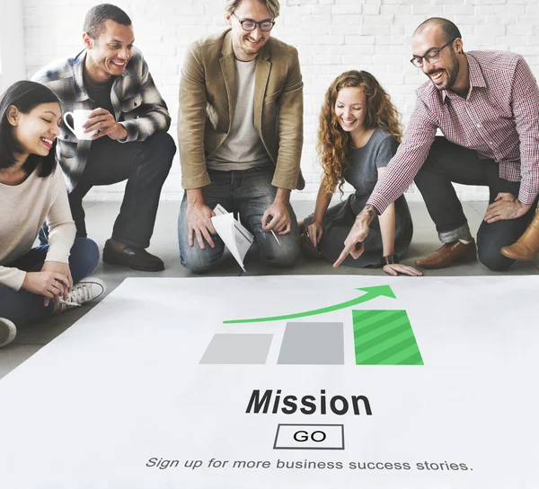 A poszter és a misszió tervezők — Stock Fotó