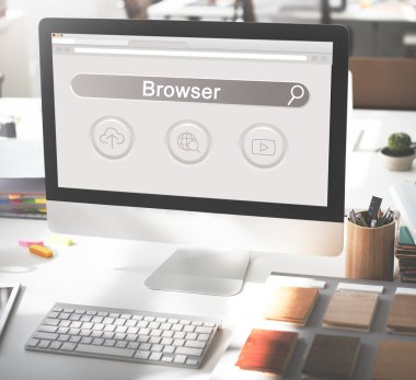 bilgisayar monitöründe çalışma alanı tablosu