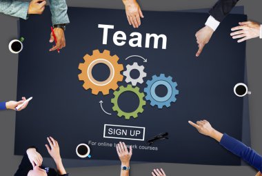 çalışan iş adamları 