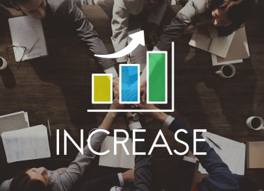 Ofiste çalışan iş adamları