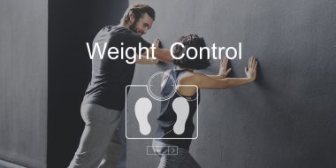 Spor salonunda sportif Çift