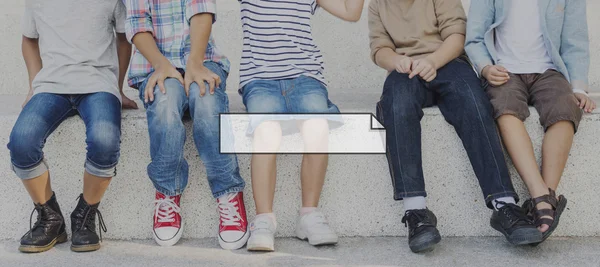 Children Friends Playing Together — Stock Photo, Image