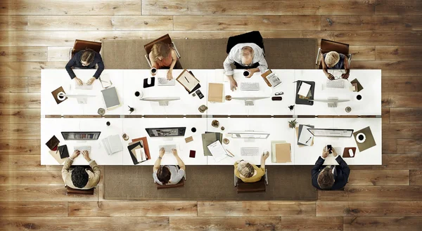 Empresários em reunião — Fotografia de Stock